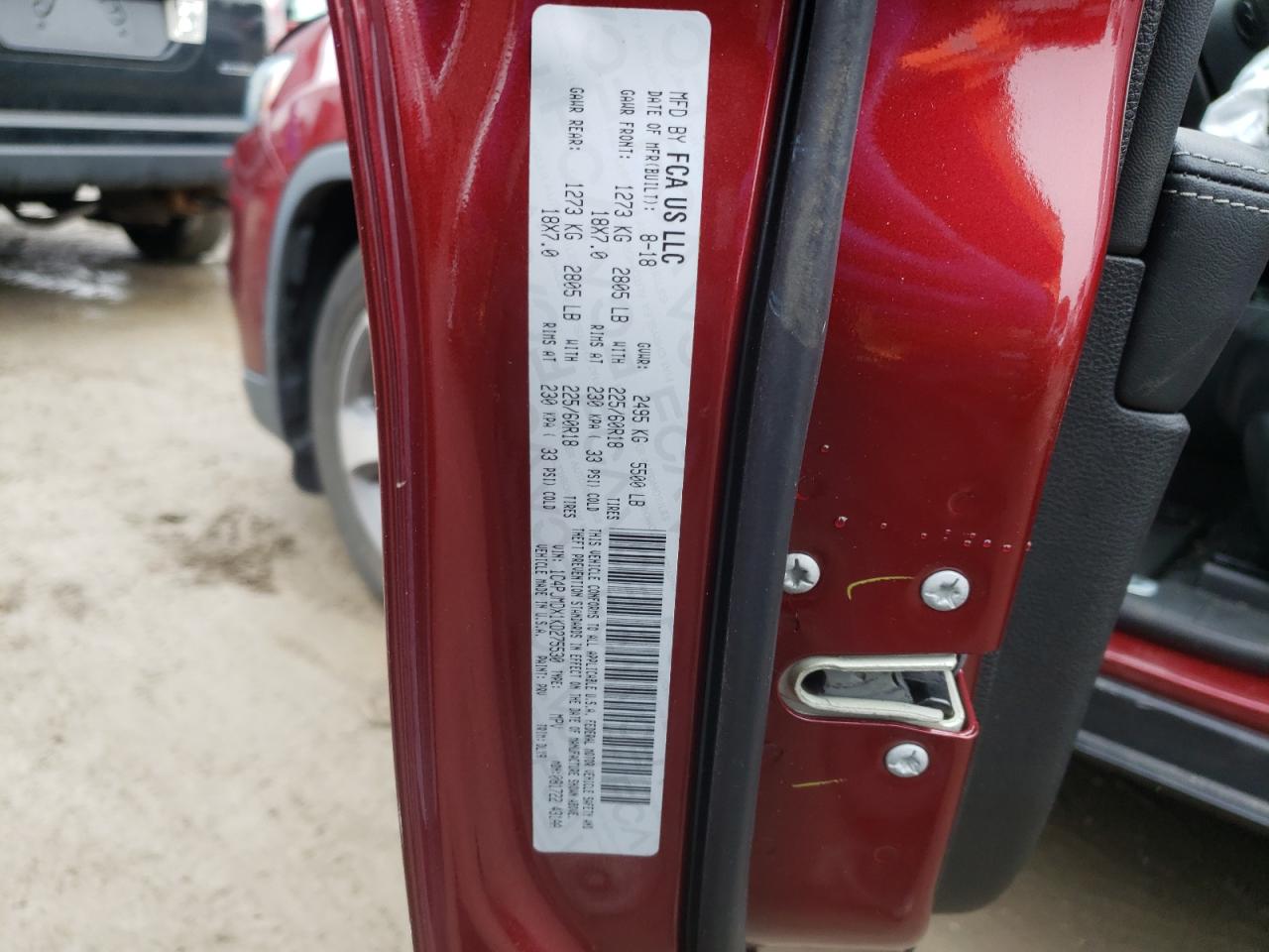 Photo 10 from auction – 2019 JEEP CHEROKEE L with VIN 1C4PJMDX1KD275530