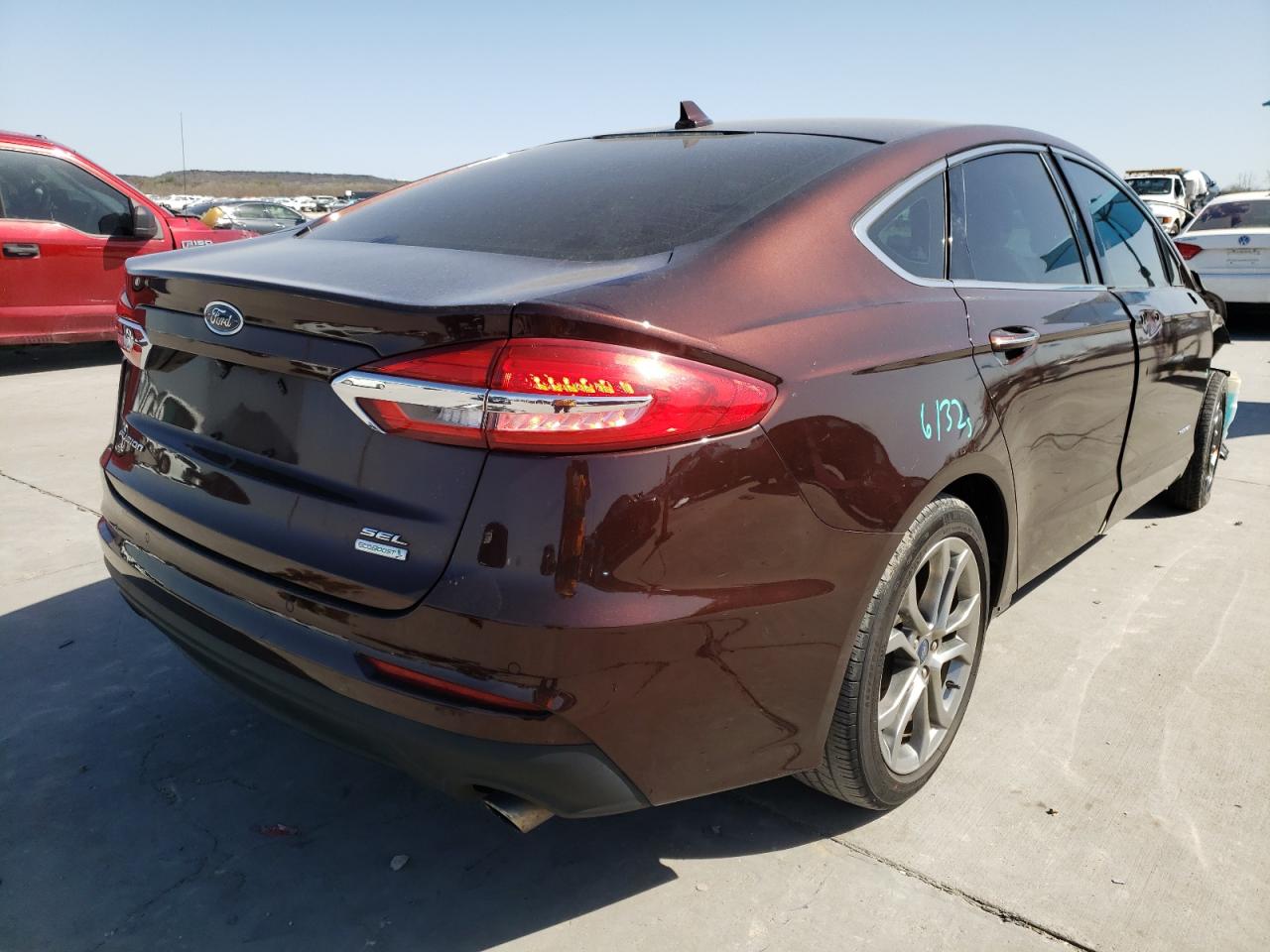 Photo 4 from auction – 2019 FORD FUSION SEL with VIN 3FA6P0CD2KR219782
