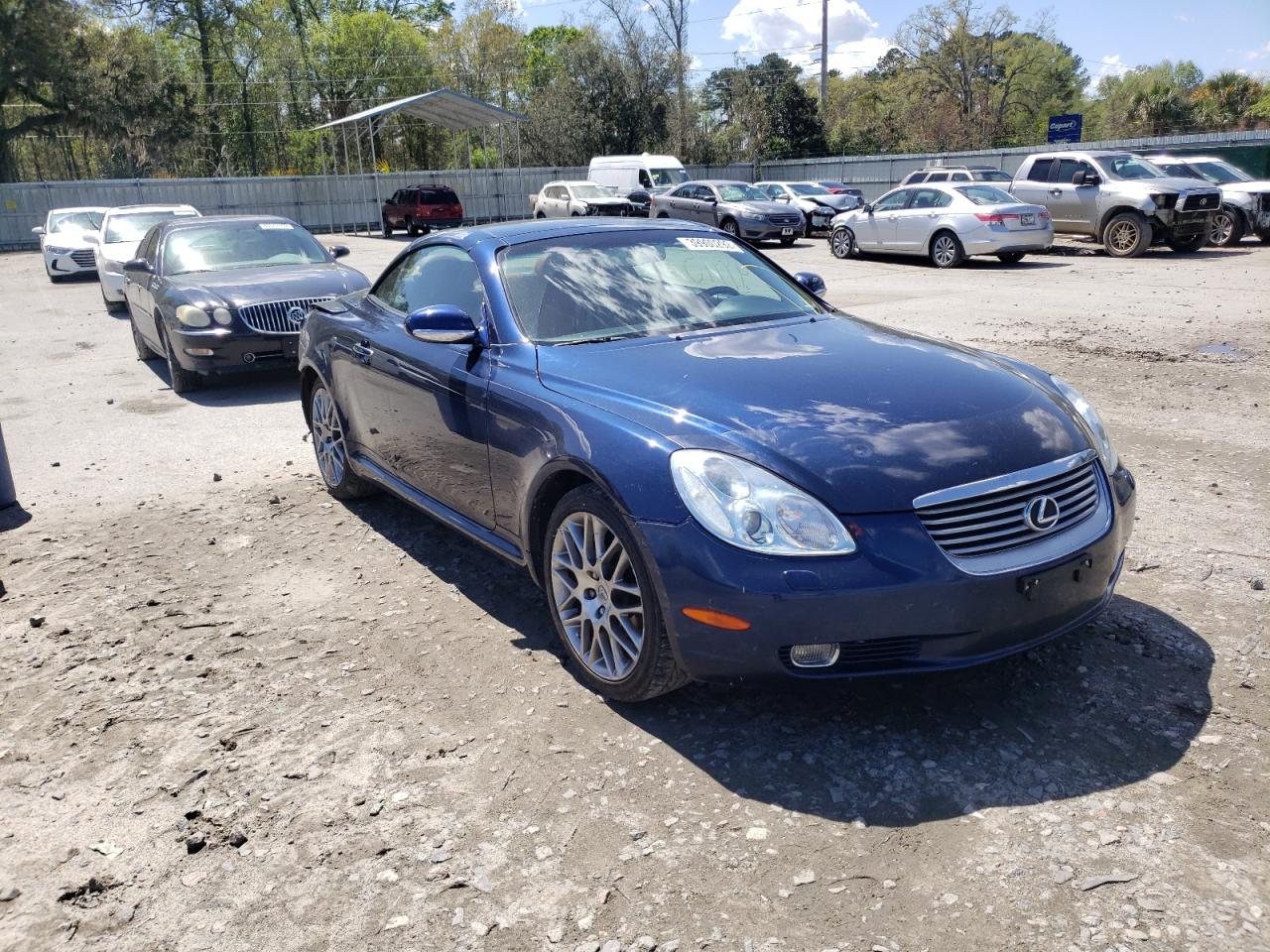 LEXUS SC 430 2002 with VIN JTHFN48Y820030815 - Photo from auction