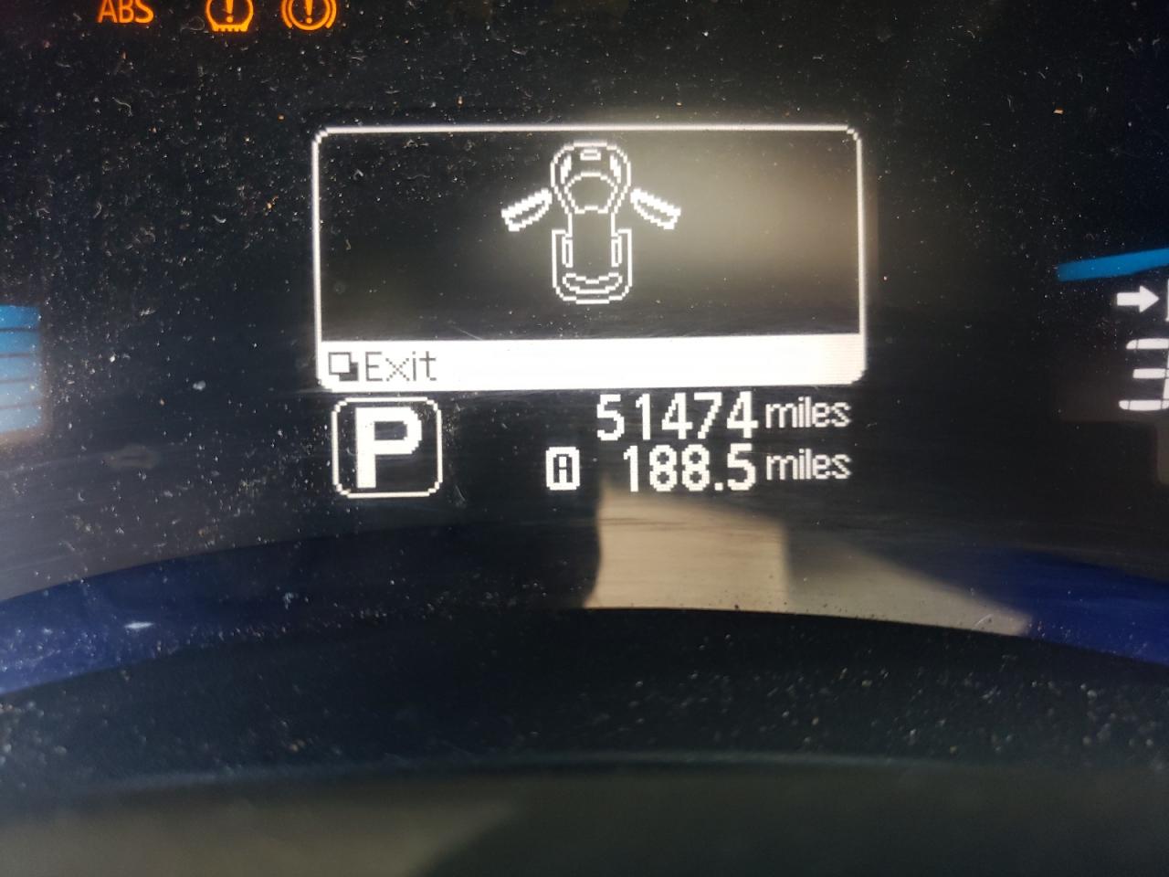 Photo 8 from auction – 2012 NISSAN LEAF SV with VIN JN1AZ0CP2CT020467