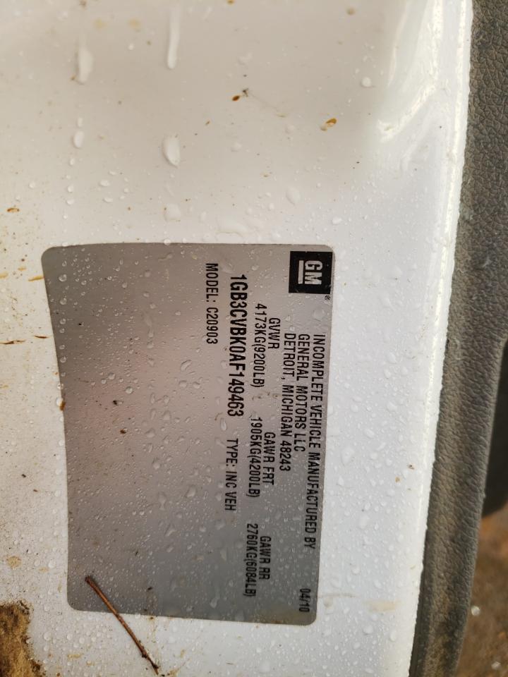 Photo 10 from auction – 2010 CHEVROLET SILVERADO with VIN 1GB3CVBK0AF149463