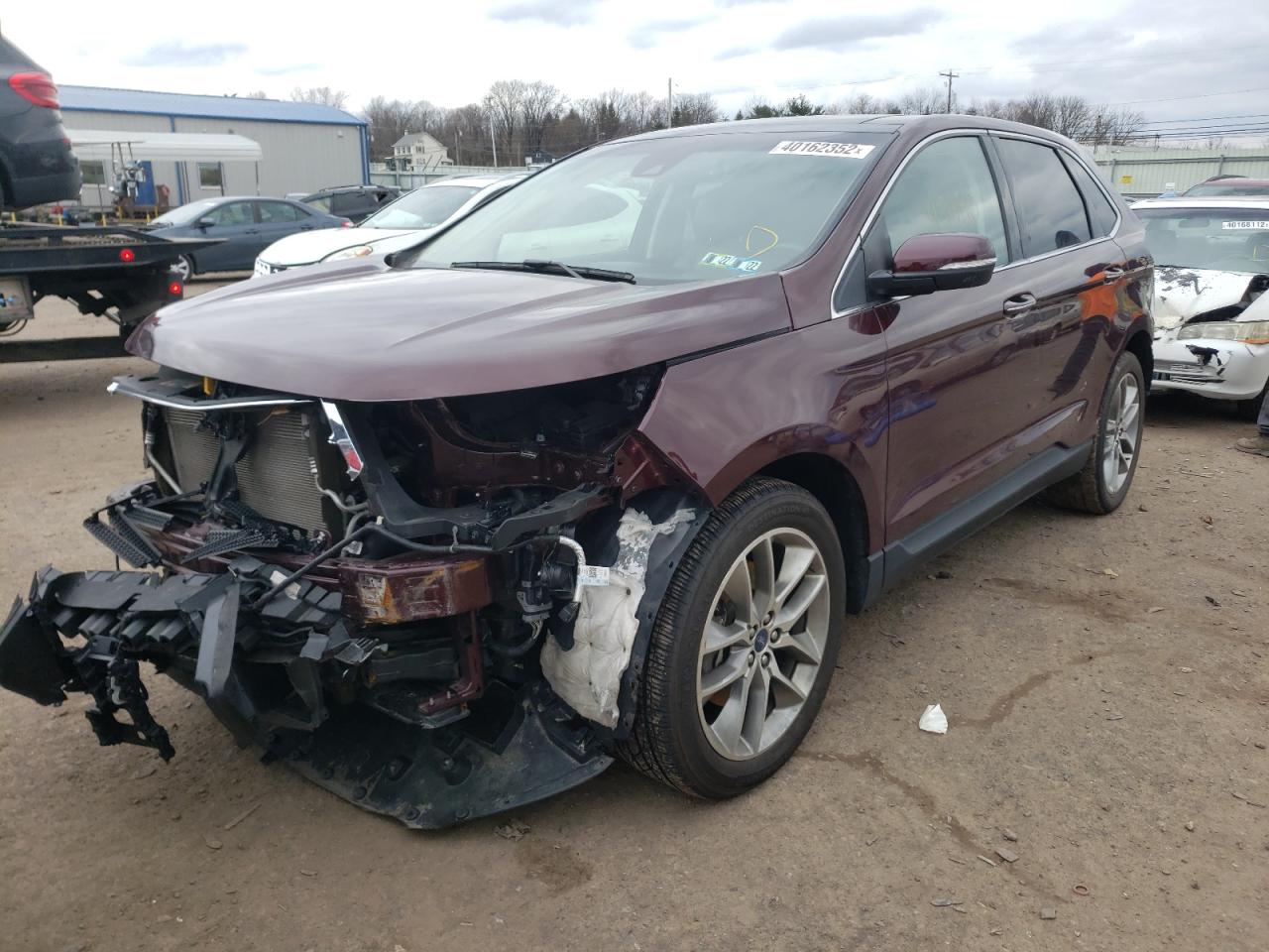 Photo 2 from auction – 2017 FORD EDGE TITAN with VIN 2FMPK4K98HBC01100