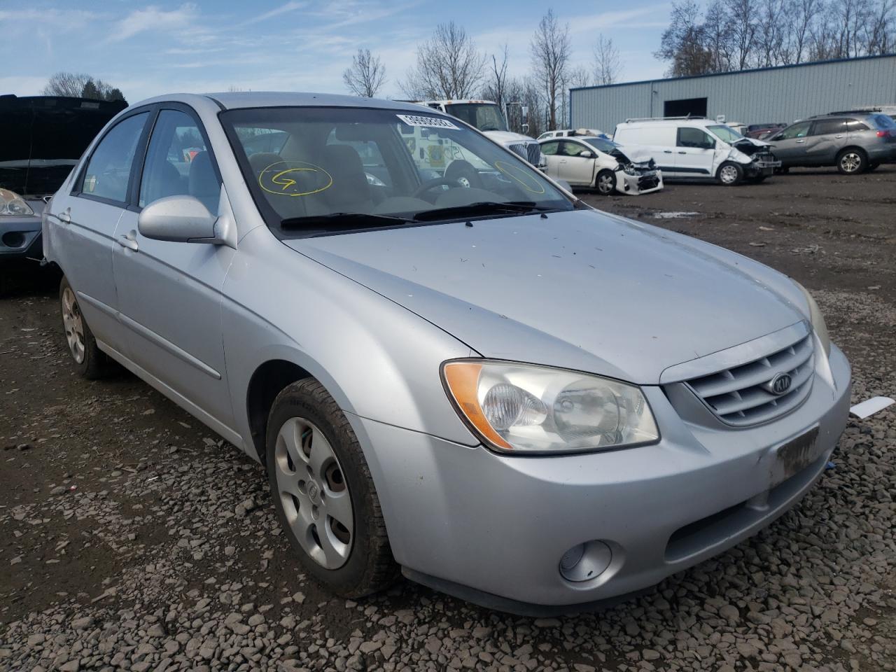 KIA SPECTRA LX 2006 with VIN KNAFE121365317738 - Photo from auction