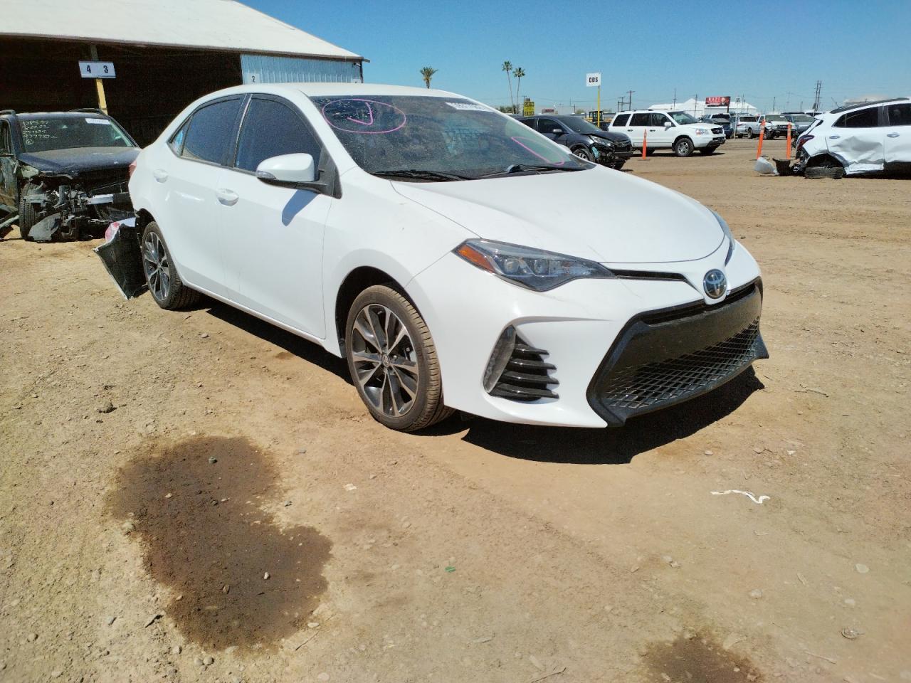 TOYOTA COROLLA L 2017 with VIN 2T1BURHE4HC961994 - Photo from auction