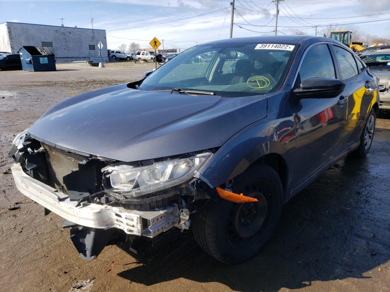 Photo 2 from auction – 2016 HONDA CIVIC LX with VIN 19XFC2F58GE075207