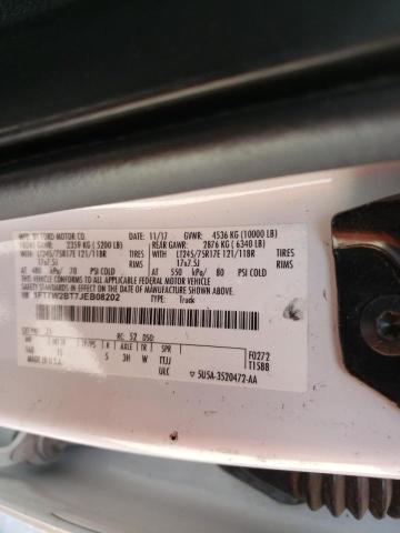 Photo 10 from auction – 2018 FORD F250 SUPER with VIN 1FT7W2BT7JEB08202