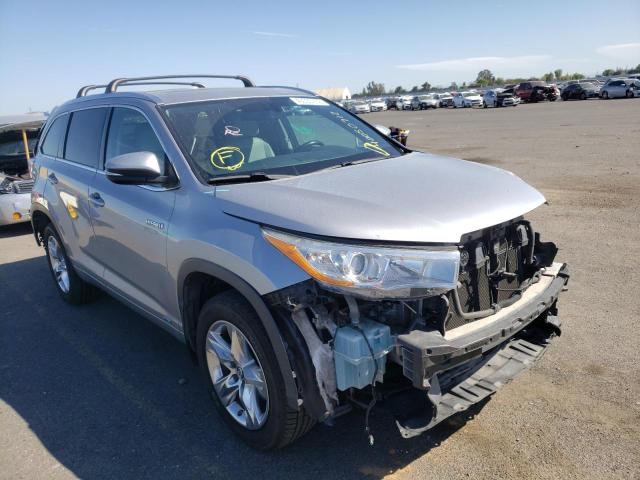 TOYOTA HIGHLANDER 2016 with VIN 5TDDCRFH4GS020463 - Photo from auction