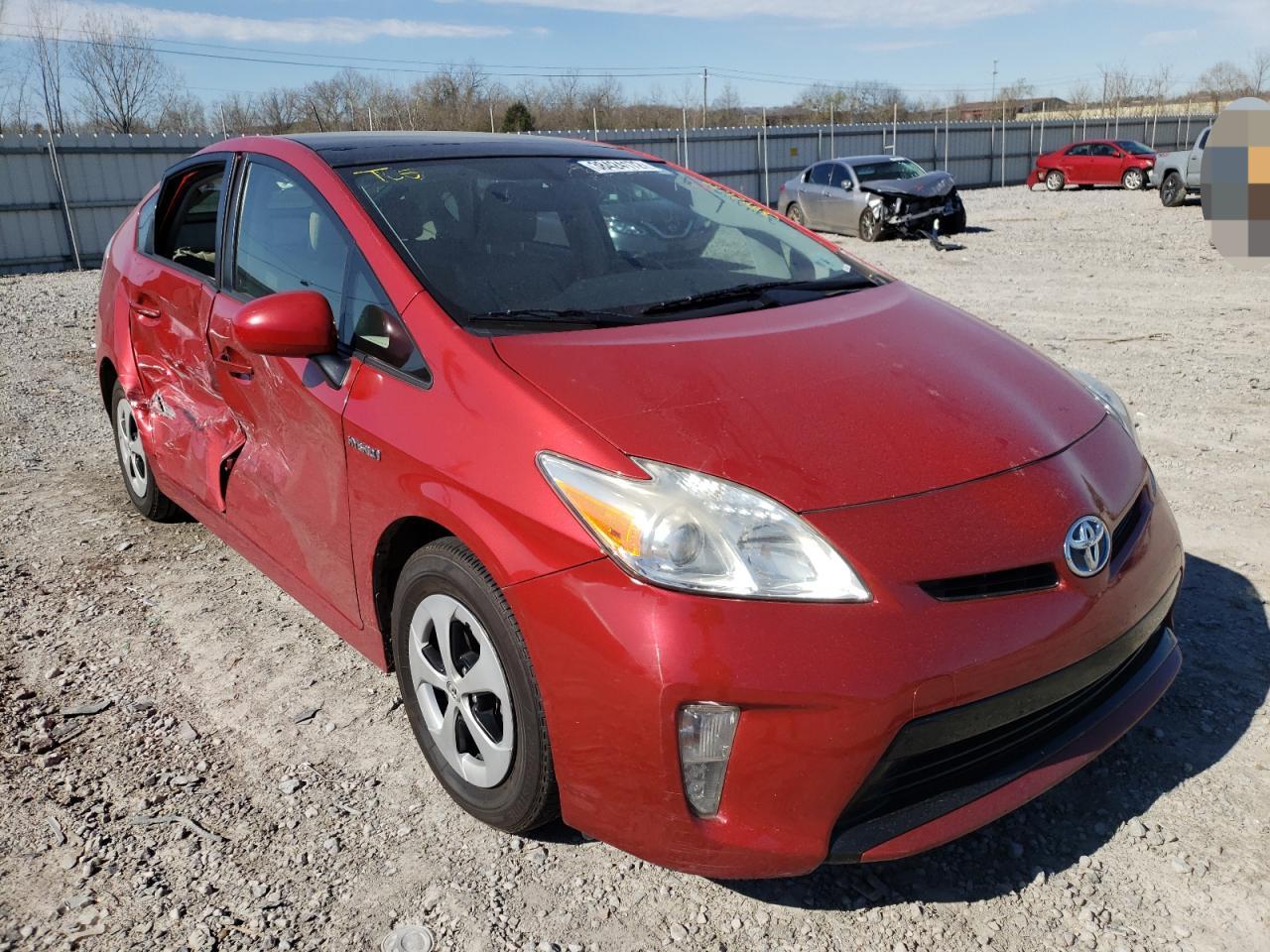 TOYOTA PRIUS 2014 con VIN JTDKN3DU8E1817162 - Foto de la subasta