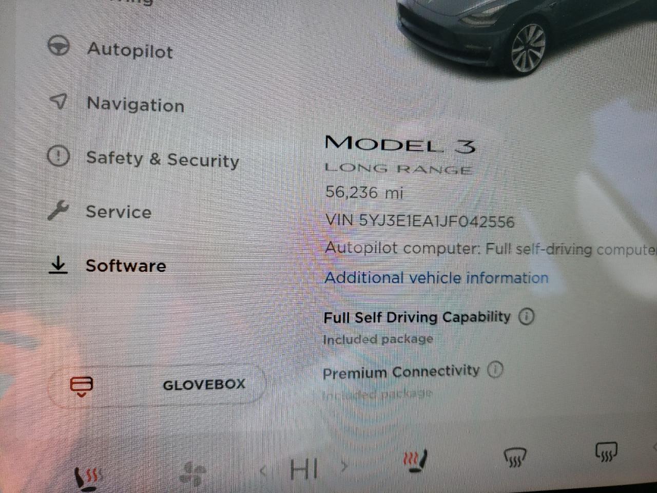 Photo 8 from auction – 2018 TESLA MODEL 3 with VIN 5YJ3E1EA1JF042556