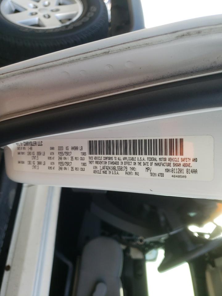 Photo 10 from auction – 2008 JEEP WRANGLER X with VIN 1J4FA24108L558179