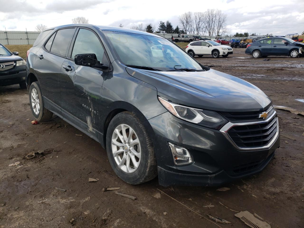 CHEVROLET EQUINOX LS 2019 with VIN 3GNAXHEV2KS593222 - Photo from auction