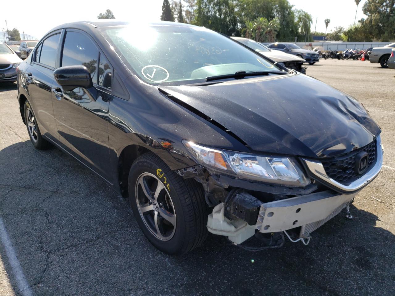 HONDA CIVIC SE 2015 with VIN 19XFB2F74FE238213 - Photo from auction