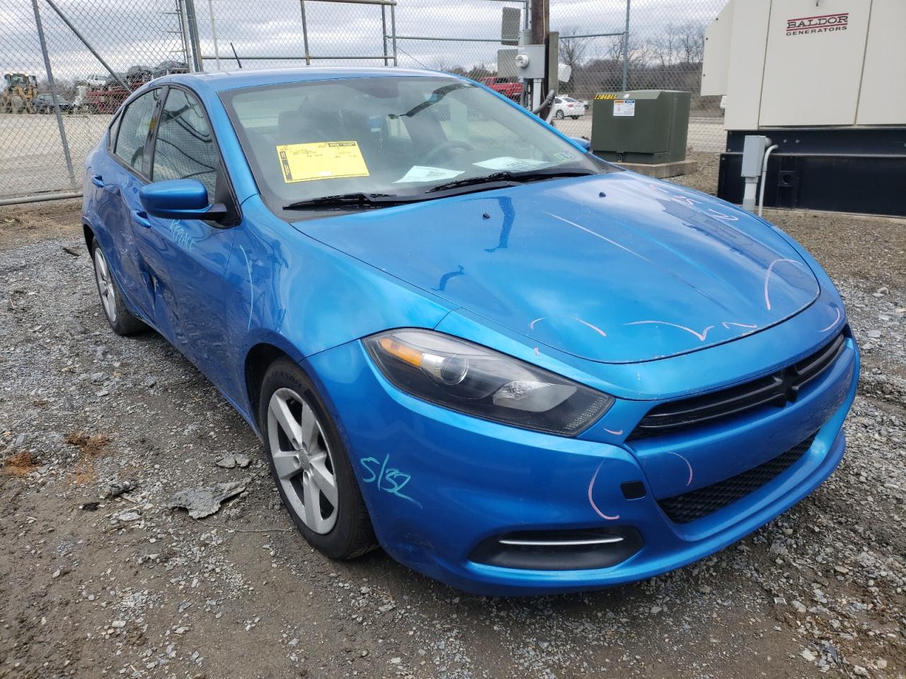DODGE DART SXT 2015 with VIN 1C3CDFBB2FD403003 - Photo from auction