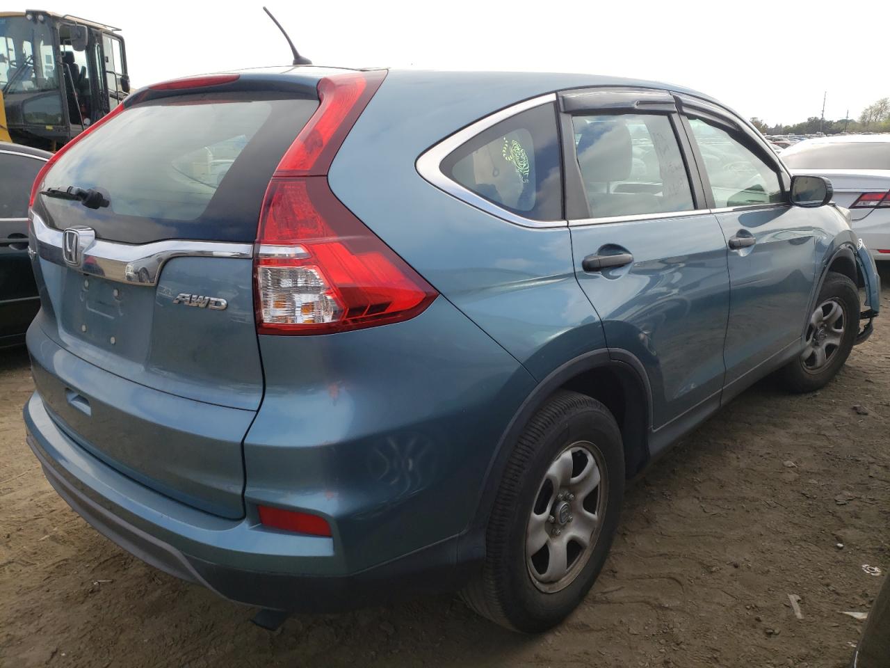 Photo 4 from auction – 2015 HONDA CR-V LX with VIN 5J6RM4H30FL072304
