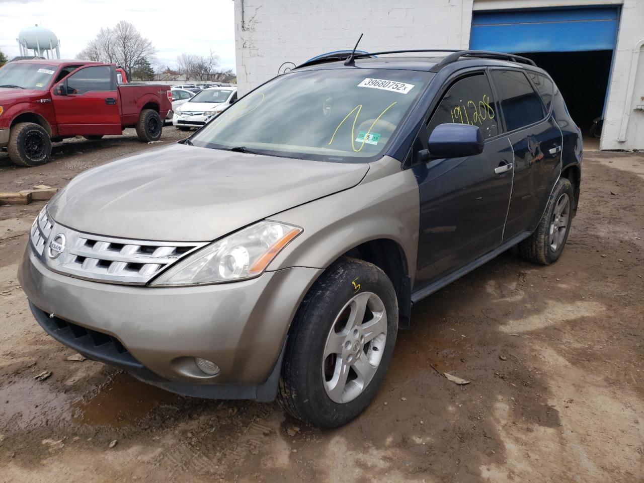 Photo 2 from auction – 2004 NISSAN MURANO SL with VIN JN8AZ08W04W327587