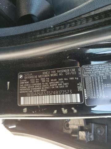 Photo 10 from auction – 2004 BMW 525 I with VIN WBANA53574B172573