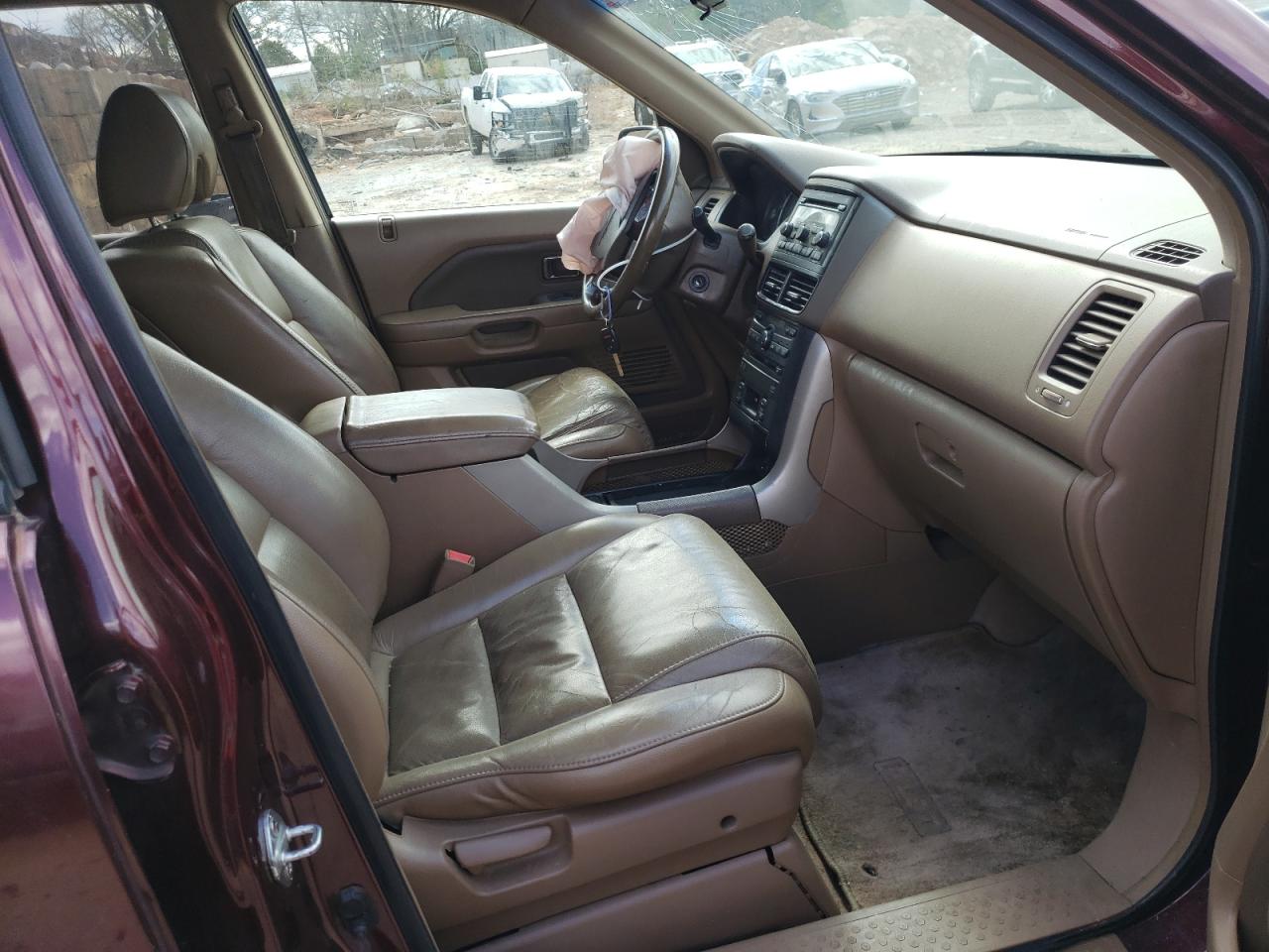 Photo 5 from auction – 2008 HONDA PILOT EXL with VIN 5FNYF28648B000523