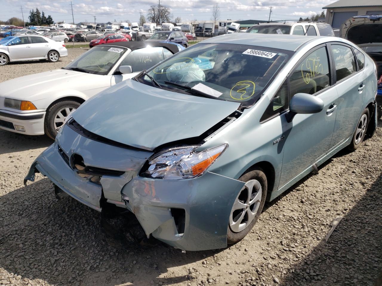 Photo 2 from auction – 2015 TOYOTA PRIUS with VIN JTDKN3DUXF1898568