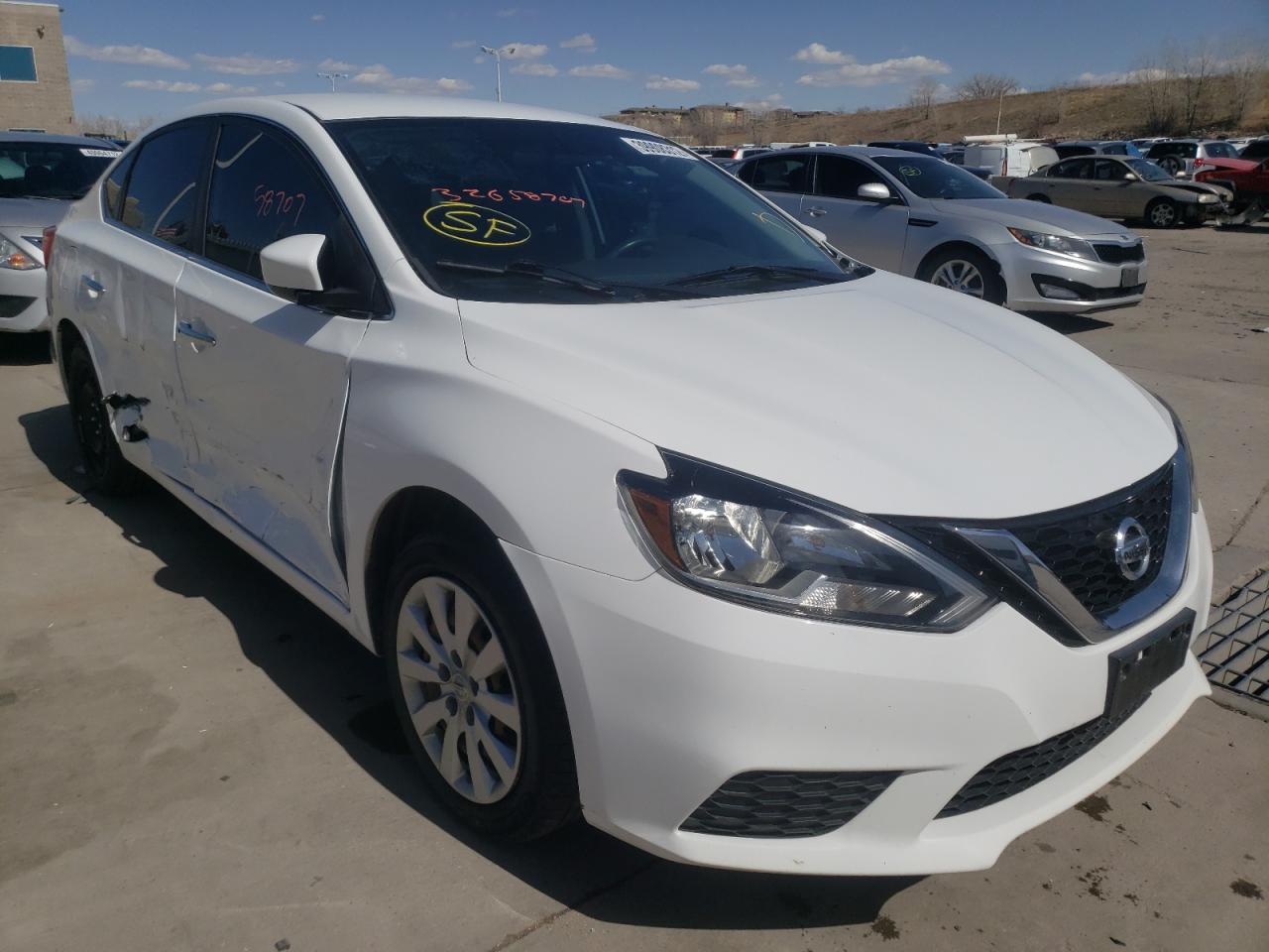 NISSAN SENTRA S 2017 with VIN 3N1AB7AP4HY360718 - Photo from auction