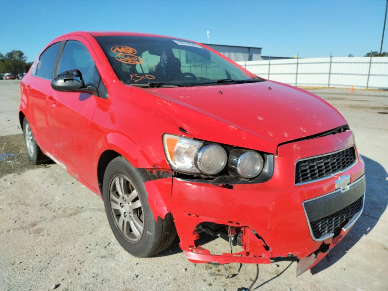 CHEVROLET SONIC LT 2014 with VIN 1G1JC5SH3E4151404 - Photo from auction