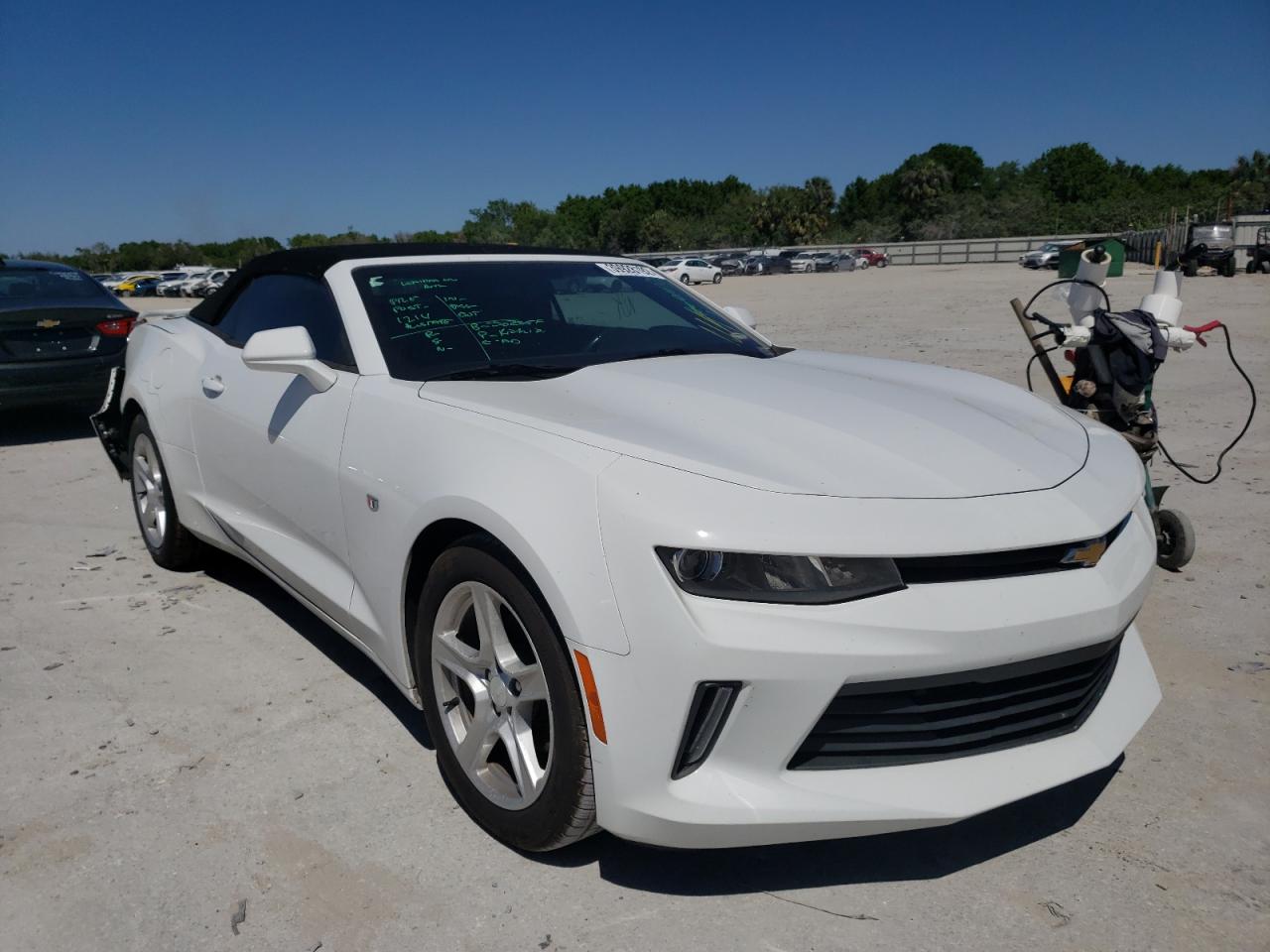 CHEVROLET CAMARO LT 2017 with VIN 1G1FB3DSXH0209607 - Photo from auction