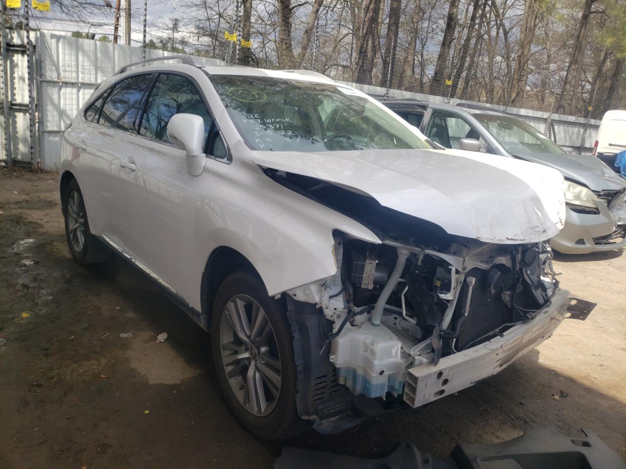 LEXUS RX 350 2015 with VIN 2T2ZK1BA7FC157676 - Photo from auction