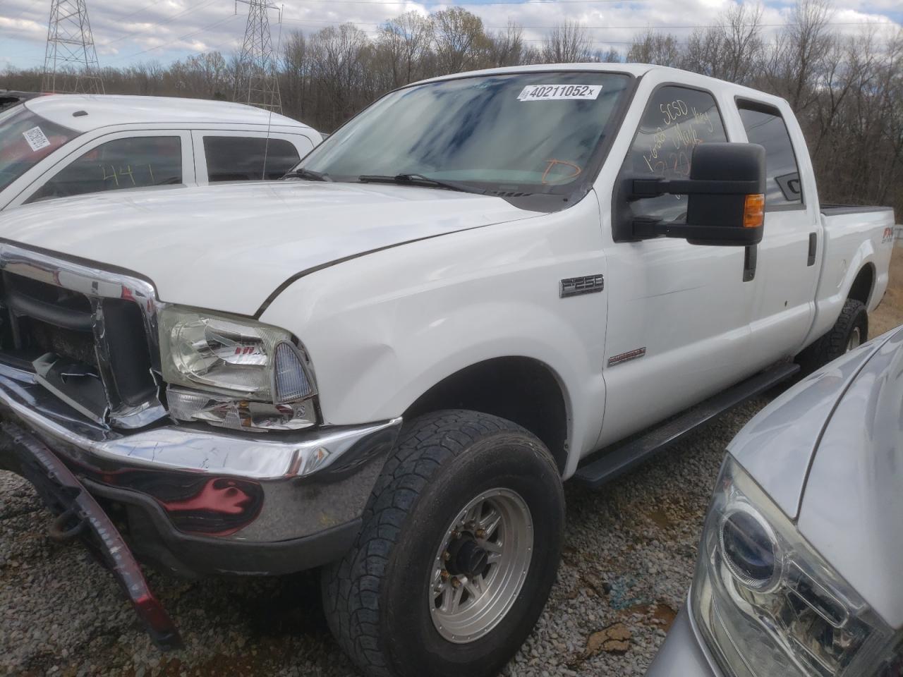 Photo 2 from auction – 2004 FORD F250 SUPER with VIN 1FTNW21P14EA96077