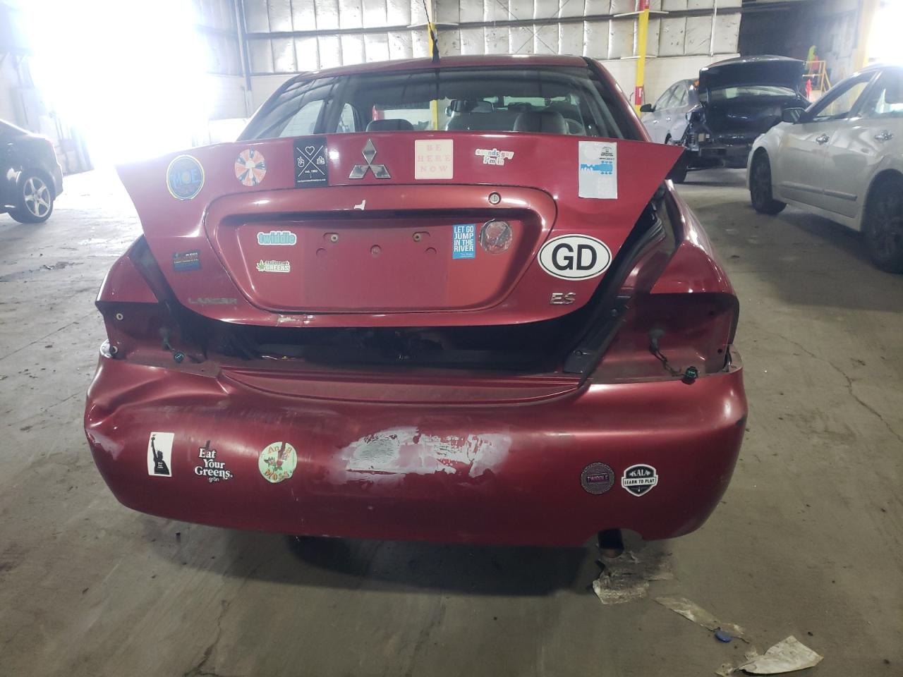 Photo 9 from auction – 2004 MITSUBISHI LANCER ES with VIN JA3AJ26E14U038043