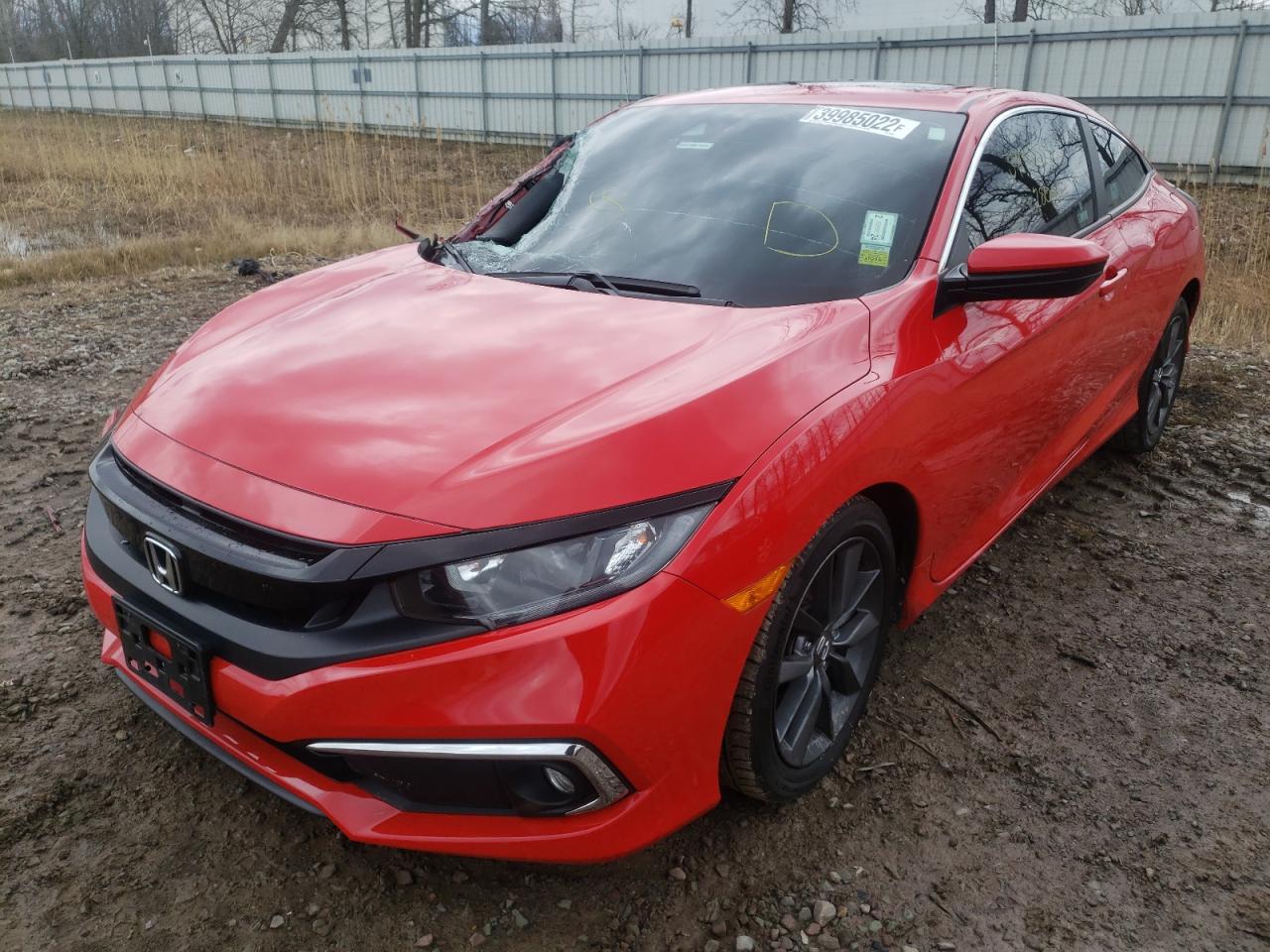 Photo 2 from auction – 2019 HONDA CIVIC EX with VIN 2HGFC3B39KH352603