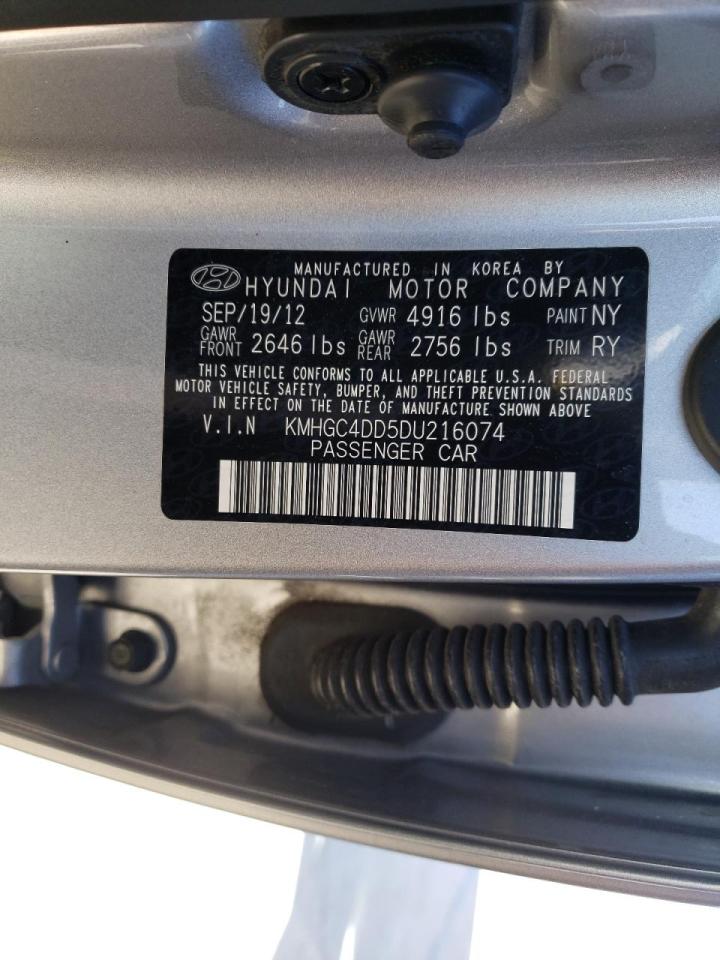 Photo 10 from auction – 2013 HYUNDAI GENESIS 3. with VIN KMHGC4DD5DU216074