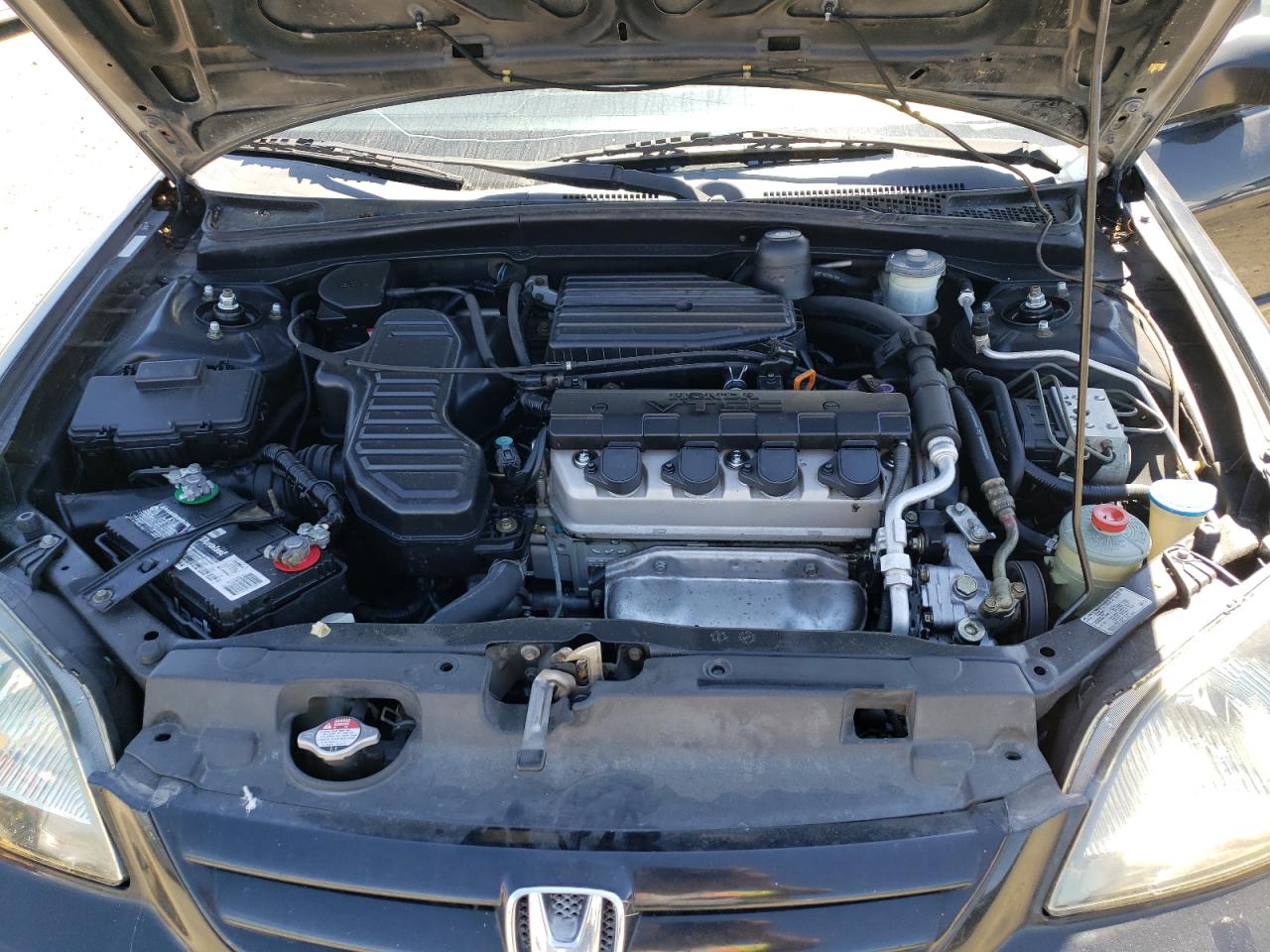 Photo 7 from auction – 2001 HONDA CIVIC EX with VIN 2HGES26701H554346