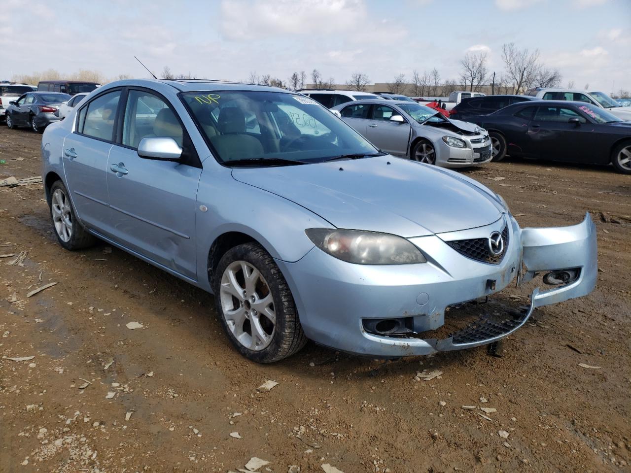 MAZDA 3 I 2008 with VIN JM1BK32F481120279 - Photo from auction