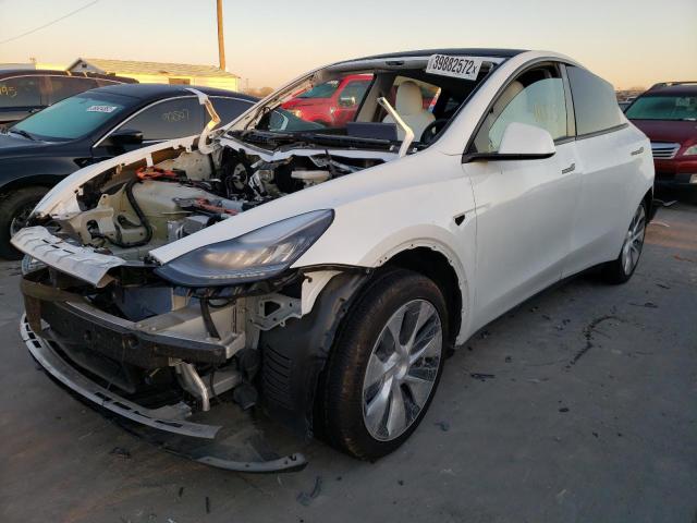Photo 2 from auction – 2021 TESLA MODEL Y with VIN 5YJYGDED5MF132440
