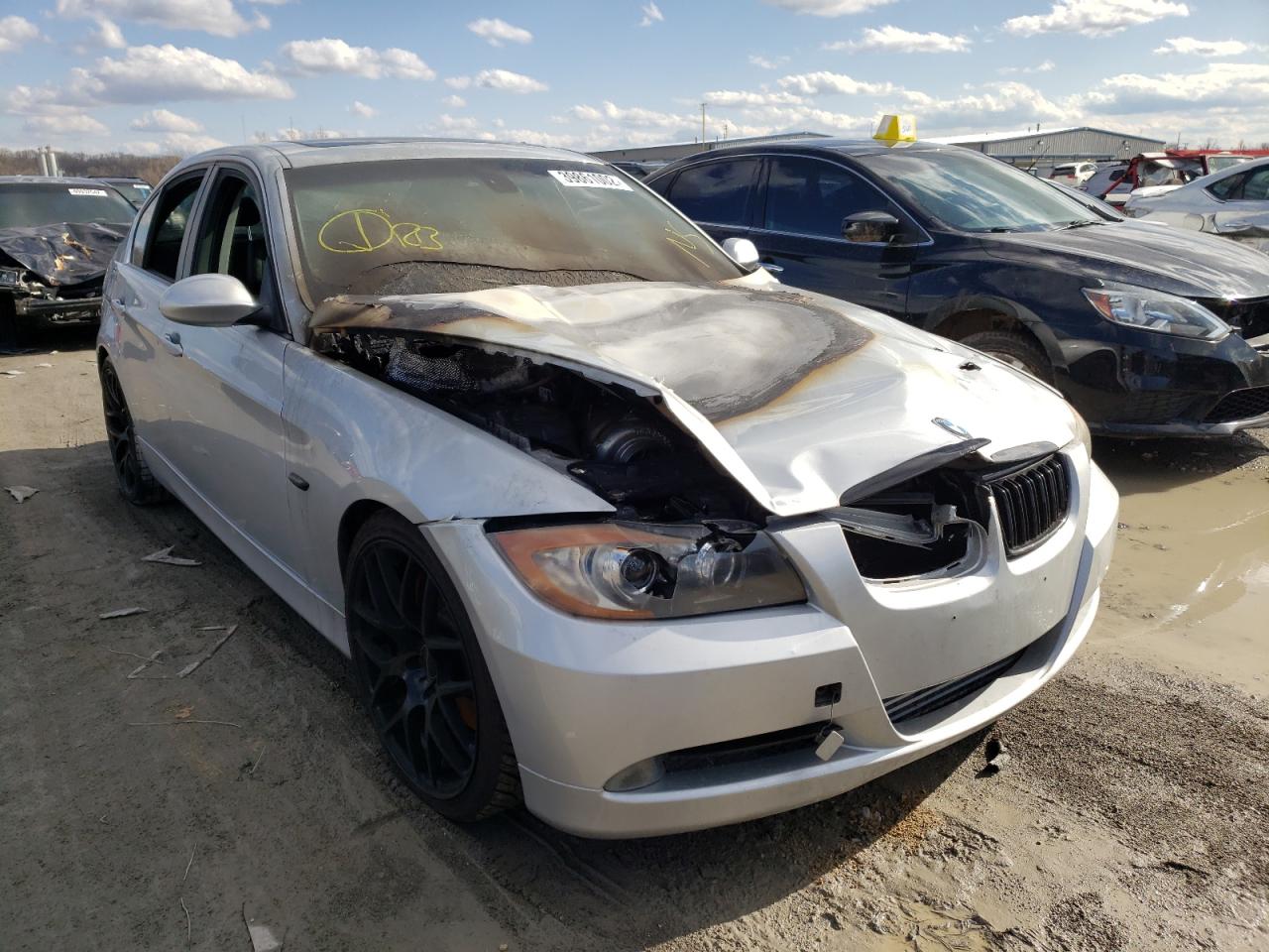 BMW 335 I 2007 with VIN WBAVB73587PA87678 - Photo from auction