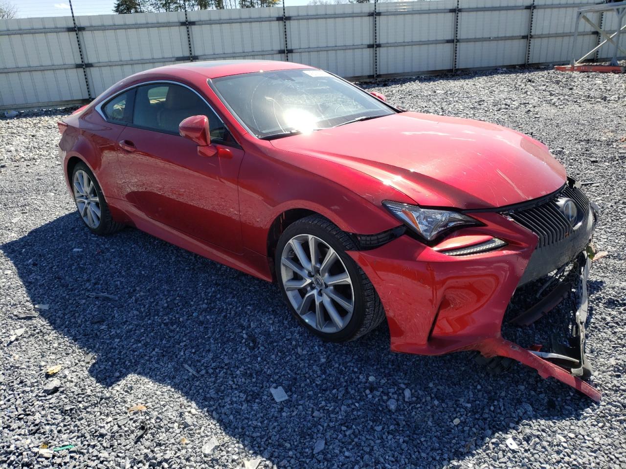 LEXUS RC 350 2015 with VIN JTHSE5BC8F5000899 - Photo from auction