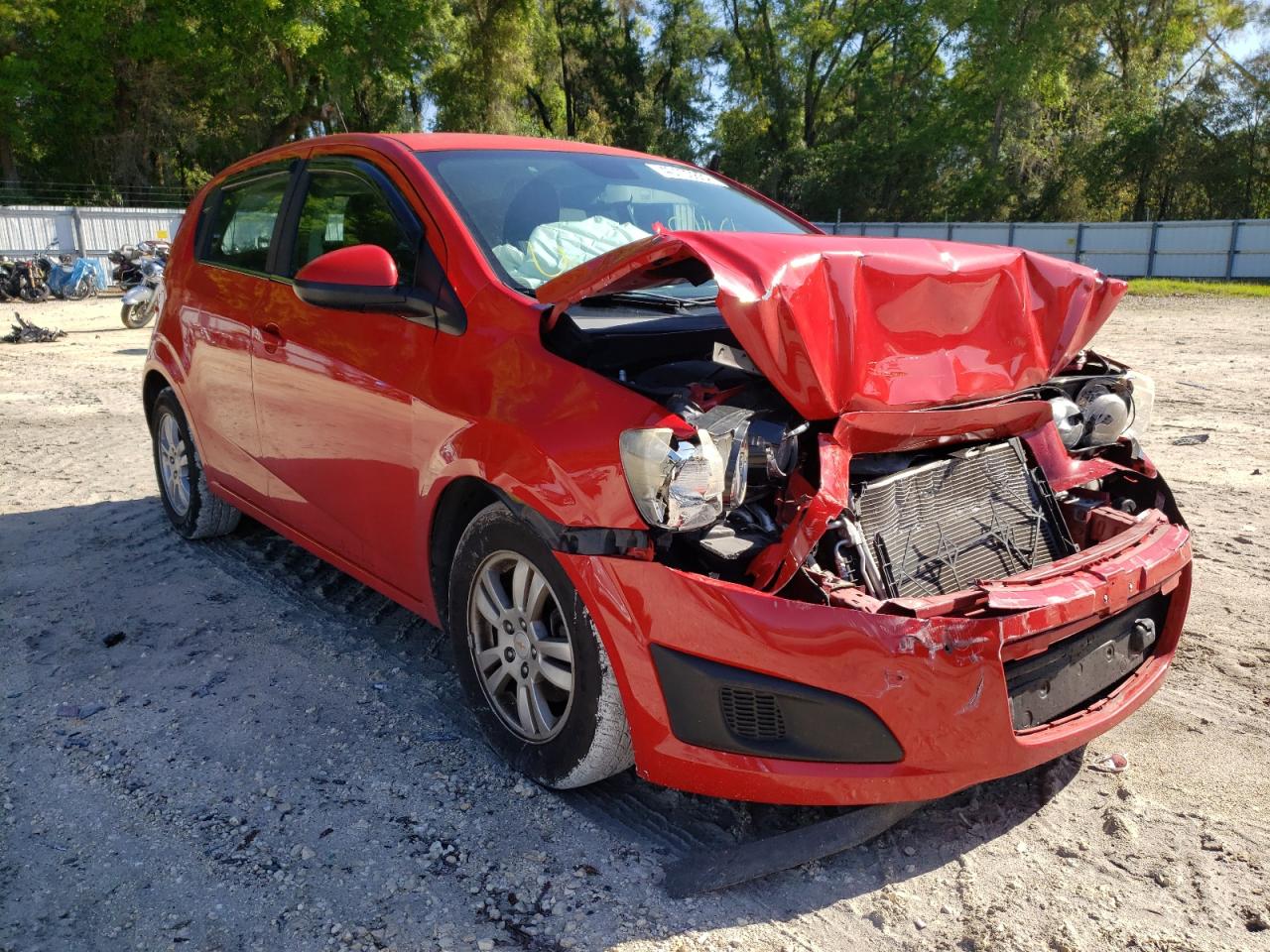 CHEVROLET SONIC LT 2012 with VIN 1G1JC6SH2C4108840 - Photo from auction