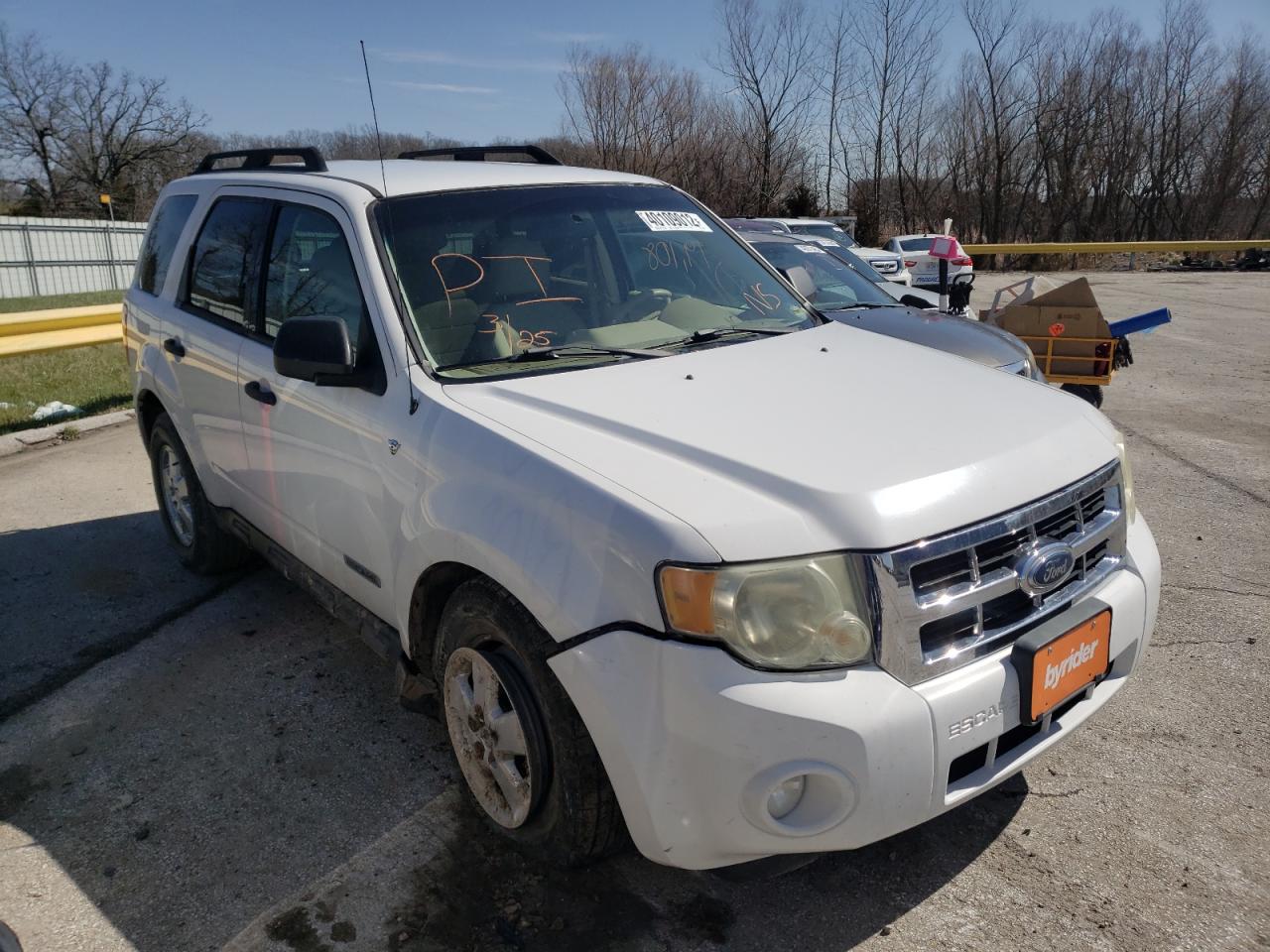 FORD ESCAPE XLT 2008 with VIN 1FMCU93178KA45524 - Photo from auction