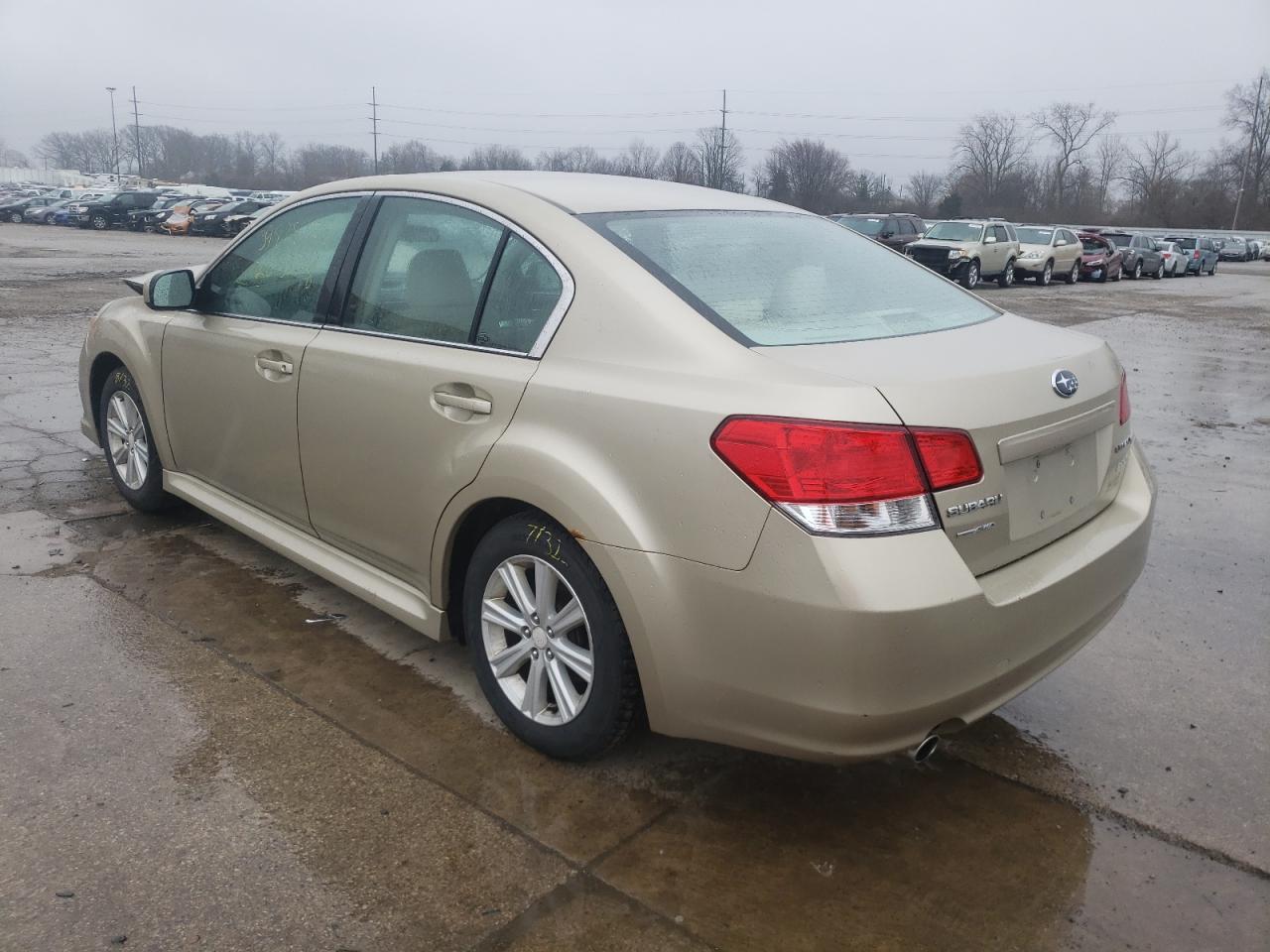 Photo 3 from auction – 2010 SUBARU LEGACY 2.5 with VIN 4S3BMBB6XA3222622