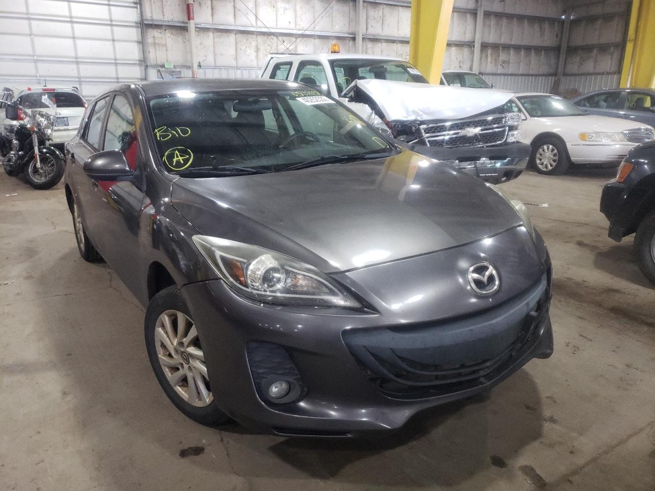 MAZDA 3 I 2013 with VIN JM1BL1LP7D1822115 - Photo from auction