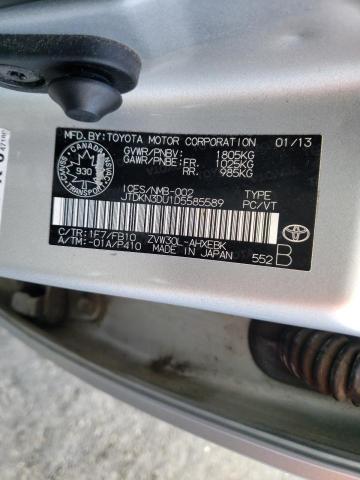 Photo 10 from auction – 2013 TOYOTA PRIUS with VIN JTDKN3DU1D5585589