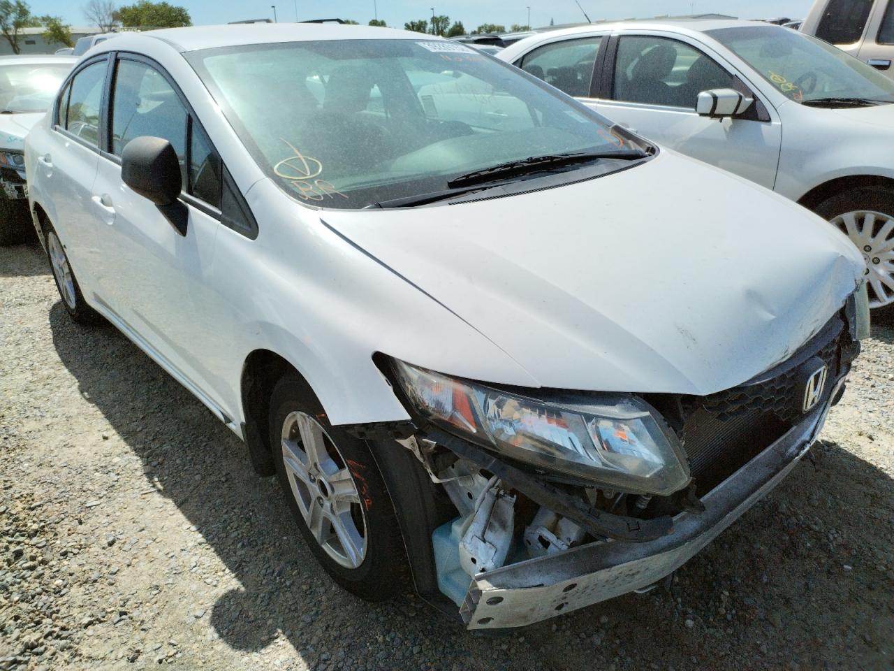 HONDA CIVIC LX 2013 with VIN 2HGFB2F46DH022257 - Photo from auction