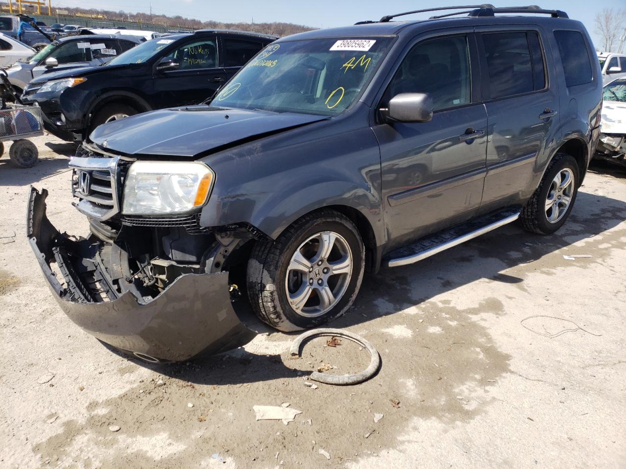 Photo 2 from auction – 2012 HONDA PILOT EXL with VIN 5FNYF4H61CB072865