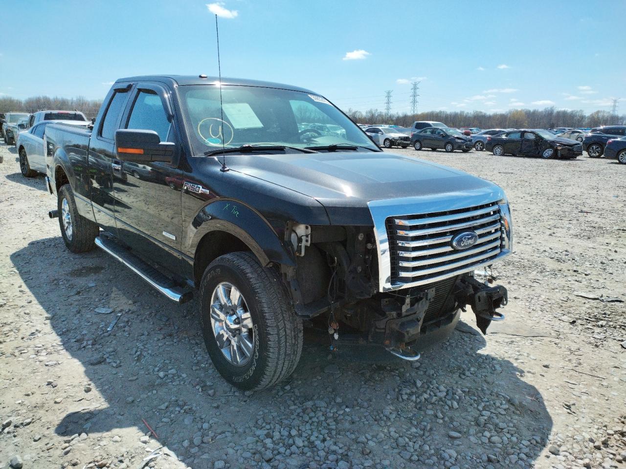 FORD F150 SUPER 2012 with VIN 1FTFX1ET0CFB40730 - Photo from auction