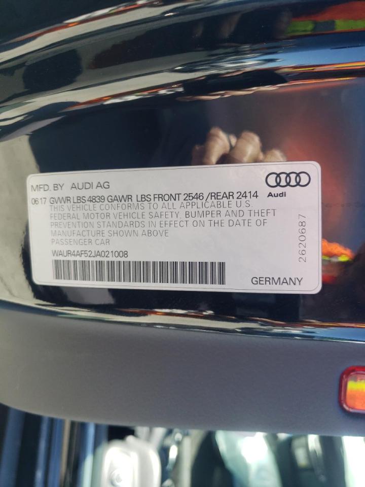Photo 10 from auction – 2018 AUDI S5 PRESTIG with VIN WAUR4AF52JA021008