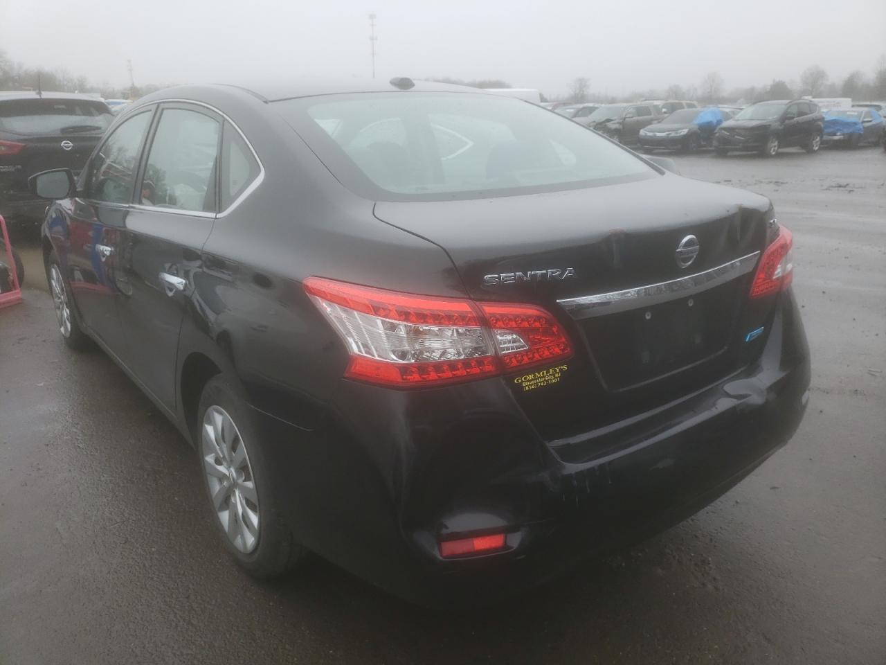 Photo 3 from auction – 2013 NISSAN SENTRA S with VIN 1N4AB7AP6DN909507