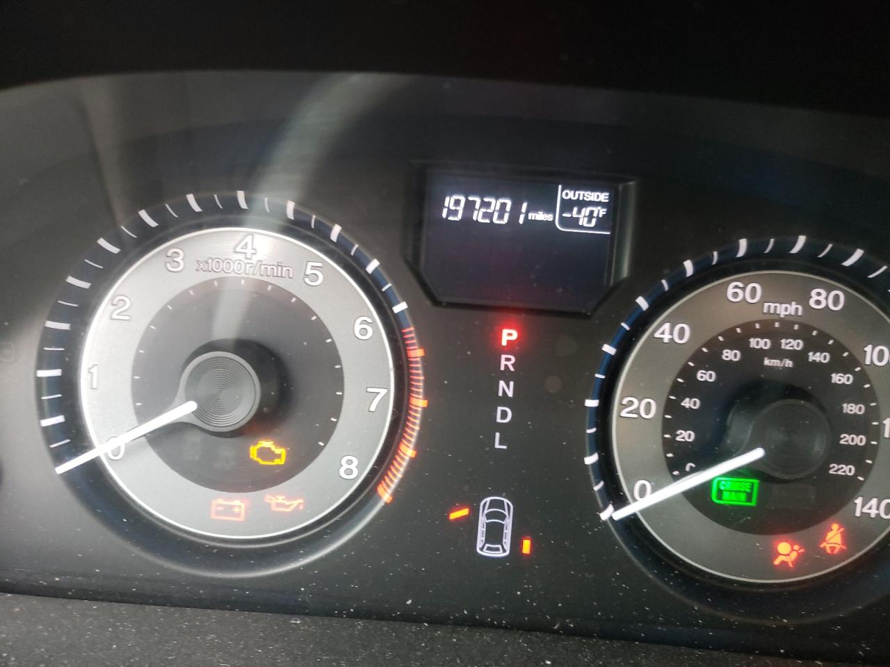 Photo 8 from auction – 2012 HONDA ODYSSEY EX with VIN 5FNRL5H60CB105812
