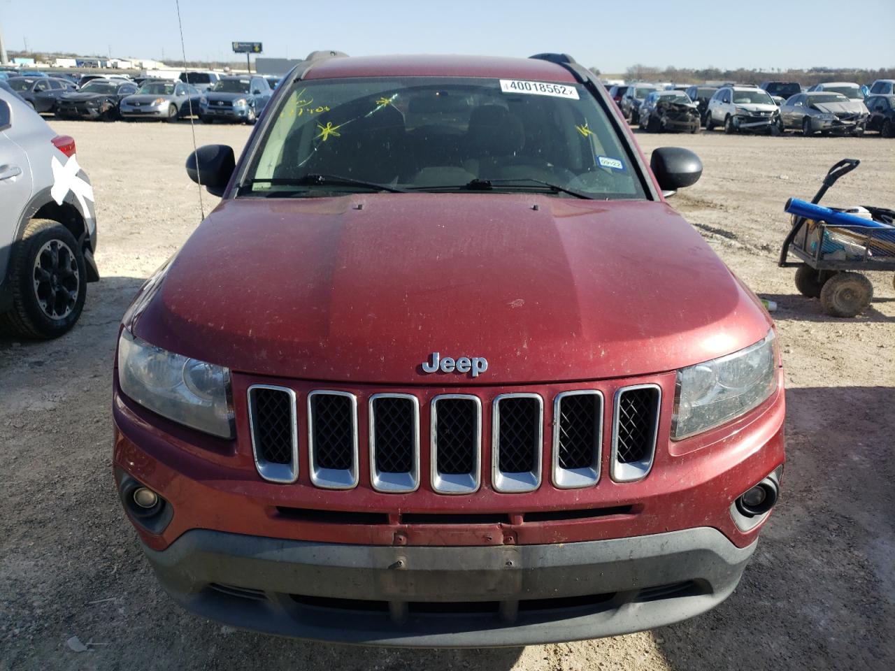Photo 9 from auction – 2015 JEEP COMPASS SP with VIN 1C4NJCBA7FD171906