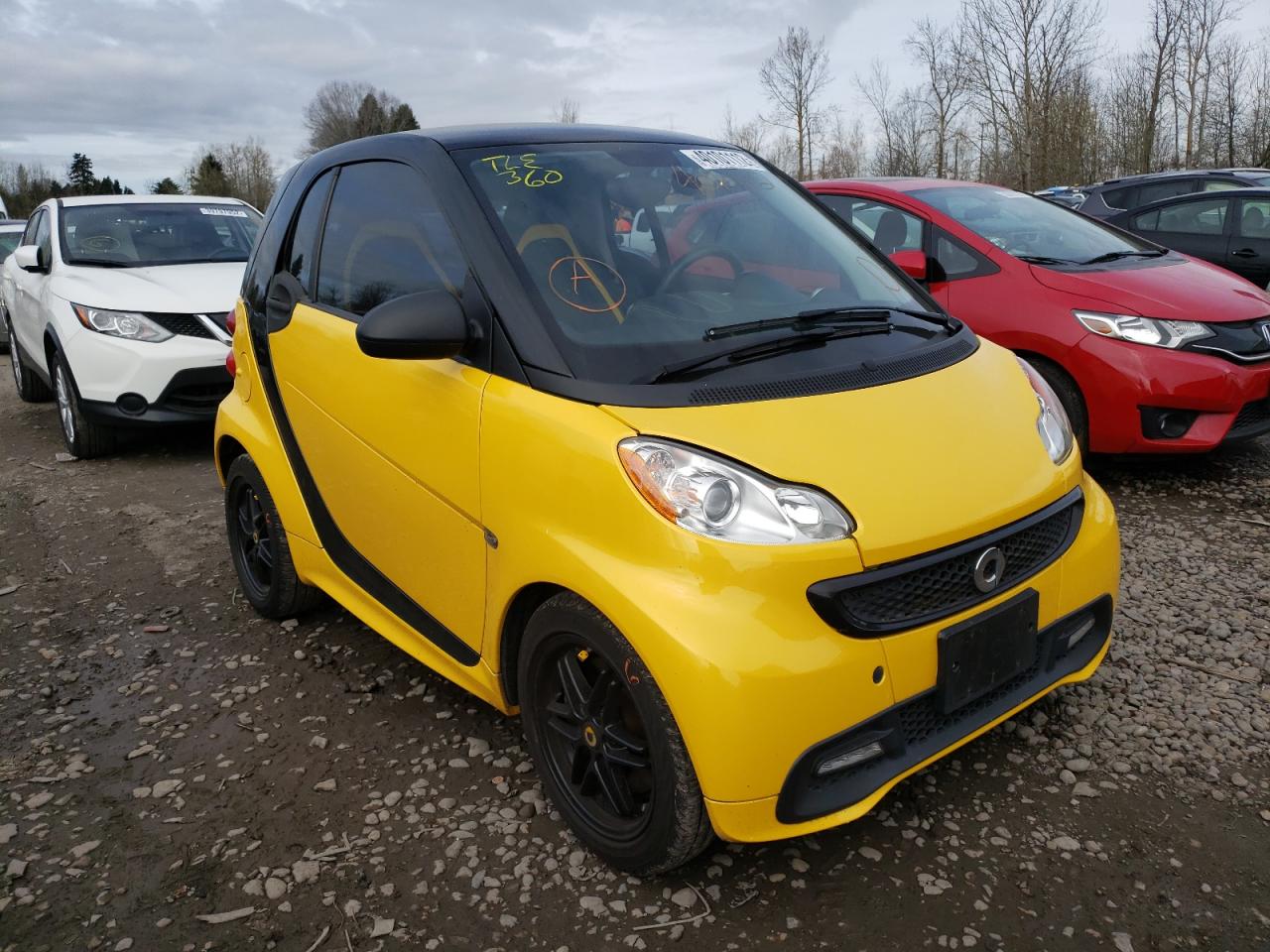 SMART FORTWO PUR 2013 with VIN WMEEJ3BA4DK718009 - Photo from auction
