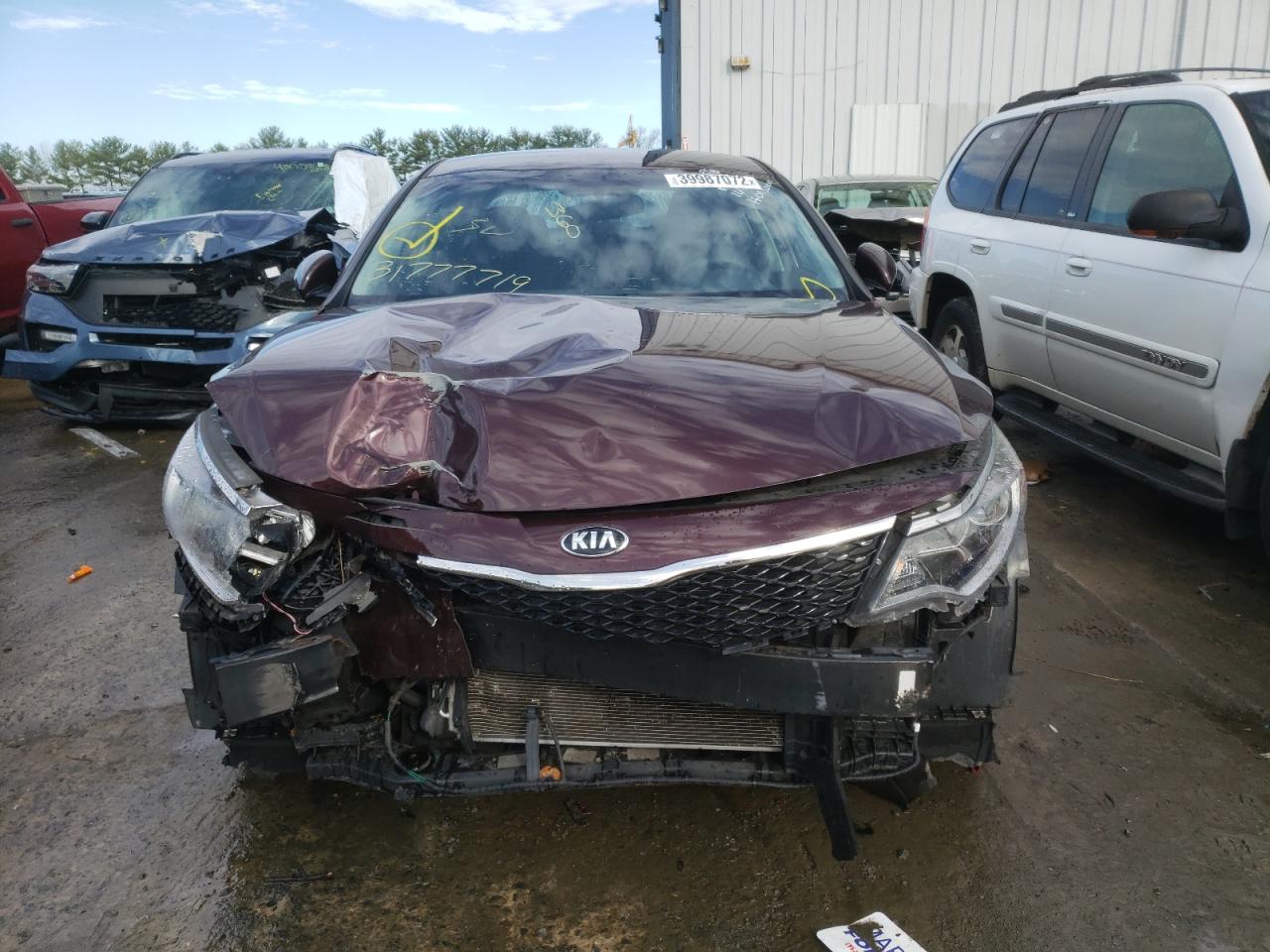 Photo 9 from auction – 2016 KIA OPTIMA LX with VIN 5XXGT4L35GG013600