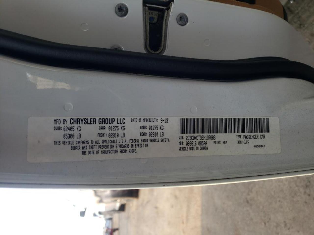 Фото 10 с аукциона – 2014 DODGE CHARGER R/ с VIN 2C3CDXCT3EH137683